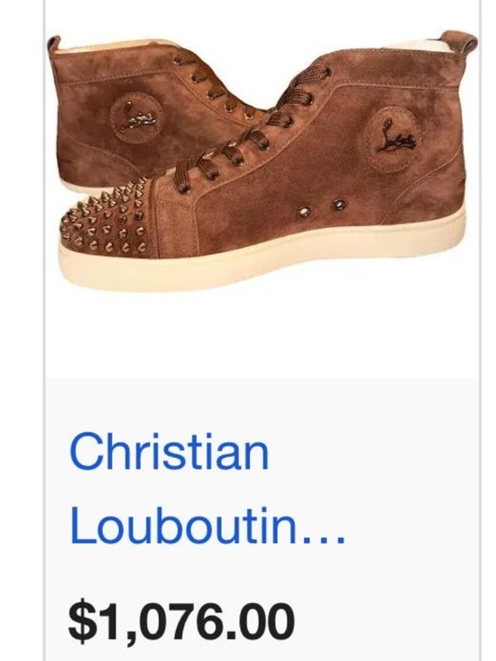 BRAND NEW in box  Christian Louboutin Lou Spikes main image 8